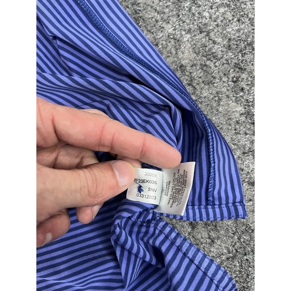 Peter Millar Summer Comfort Polo Shirt Mens XL Blue Performance Streamsong Golf - Picture 10 of 10